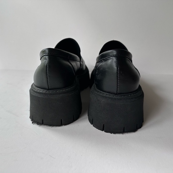 Nasty Gal Leather Chunky Loafers 40 EU / 9 US - Picture 7 of 15